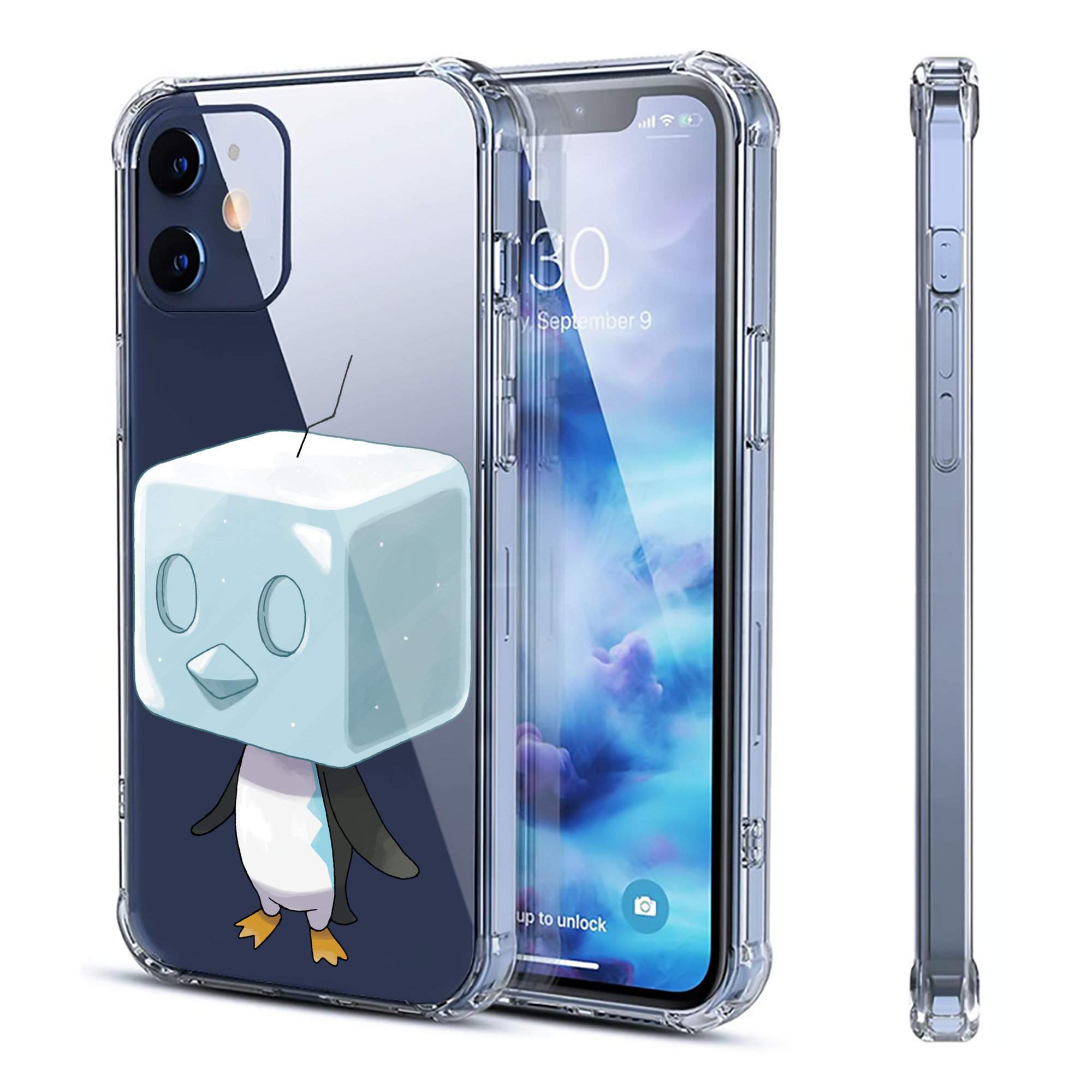 （画像用） ポケットモンスター Pokémon 【iPhone 12シリーズ対応】透明スマホケース（クリアソフトケース）
